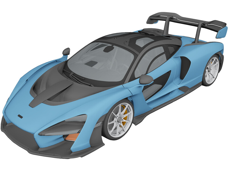 McLaren Senna (2018) 3D Model