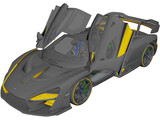 McLaren Senna (2019) 3D Model preview