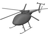 MD-500E 3D Model preview