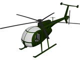 MD Helicopters MH-6 Little Bird 3D Model preview