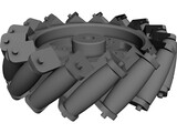 Mecanum Wheel 3D Model preview