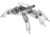Mecha Spider 3D Model