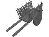 Medieval Cart 3D Model preview