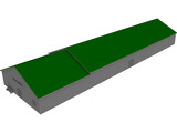 Mercantile Building Greene County Fairground 3D Model preview