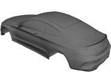 Mercedes-AMG C63 Coupe Body 3D Model preview