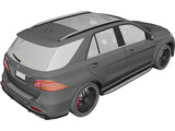 Mercedes-AMG GLE 63 S 4MATIC (2016) 3D Model preview