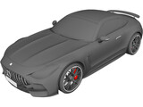 Mercedes-AMG GT Coupe (2024) 3D Model preview