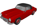 Mercedes-Benz 190SL (1955) 3D Model preview