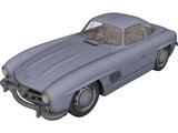 Mercedes-Benz 300 SL 3D Model preview