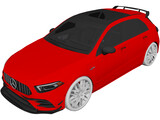 Mercedes-Benz A35 AMG Hatchback (2020) 3D Model preview
