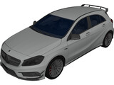 Mercedes-Benz A45 AMG 3D Model preview