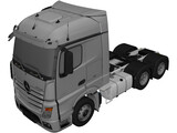 Mercedes-Benz Actros 3D Model preview