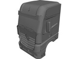 Mercedes-Benz Actros Cabin (2012) 3D Model preview
