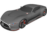 Mercedes-Benz AMG Vision GT Concept 3D Model preview