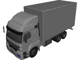 Mercedes-Benz Axor 3-Axle Cab 3D Model preview