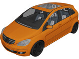 Mercedes-Benz B-class (2006) 3D Model preview