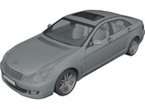 Mercedes-Benz C-Class (2007) 3D Model preview