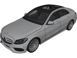 Mercedes-Benz C-Class C250 W205 (2015) 3D Model preview