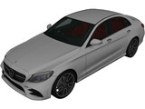 Mercedes-Benz C-Class (W205) (2018) 3D Model preview