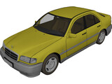 Mercedes-Benz C-class 3D Model preview