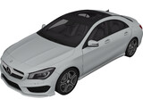 Mercedes-Benz CLA-Class (2014) 3D Model preview