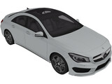 Mercedes-Benz CLA-Class (2014) 3D Model