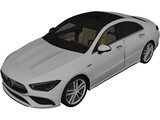 Mercedes-Benz CLA35 AMG  (2020) 3D Model preview