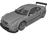 Mercedes-Benz CLK GTR 3D Model preview