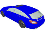 Mercedes-Benz CLS 63 AMG Wagon (2018) 3D Model