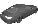 Mercedes-Benz CLS53 AMG (2019) 3D Model preview
