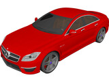 Mercedes-Benz CLS63 AMG 3D Model preview