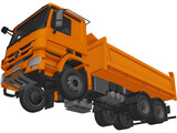 Mercedes-Benz Dump Truck 3D Model