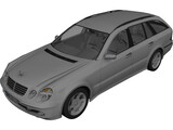 Mercedes-Benz E400 Wagon 3D Model preview
