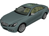 Mercedes-Benz E500 C207 Coupe 3D Model preview