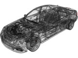 Mercedes Benz E55 AMG (2004) 3D Model