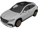 Mercedes-Benz EQA (2022) 3D Model preview