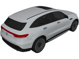 Mercedes-Benz EQC 400 (2020) 3D Model preview