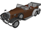 Mercedes-Benz G4 (1939) 3D Model preview