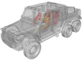 Mercedes-Benz G63 6x6 AMG 3D Model