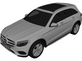 Mercedes-Benz GLC 250d (2016) 3D Model preview