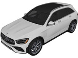 Mercedes-Benz GLC300 (2020) 3D Model preview