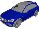 Mercedes-Benz GLC43 AMG (2020) 3D Model preview