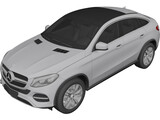 Mercedes-Benz GLE Coupe (2016) 3D Model preview