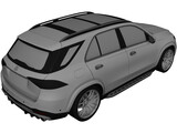 Mercedes-Benz GLE63 AMG (2019) 3D Model preview