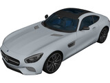 Mercedes-Benz GT AMG (2016) 3D Model preview
