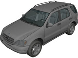 Mercedes-Benz M-class (2006) 3D Model preview