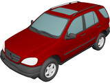 Mercedes-Benz ML 320 (1998) 3D Model preview