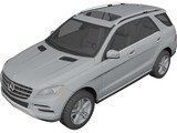 Mercedes-Benz ML 350 (2012) 3D Model preview