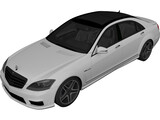 Mercedes-Benz S 65 AMG [W221] (2012) 3D Model preview