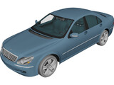 Mercedes-Benz S-class (2003) 3D Model preview